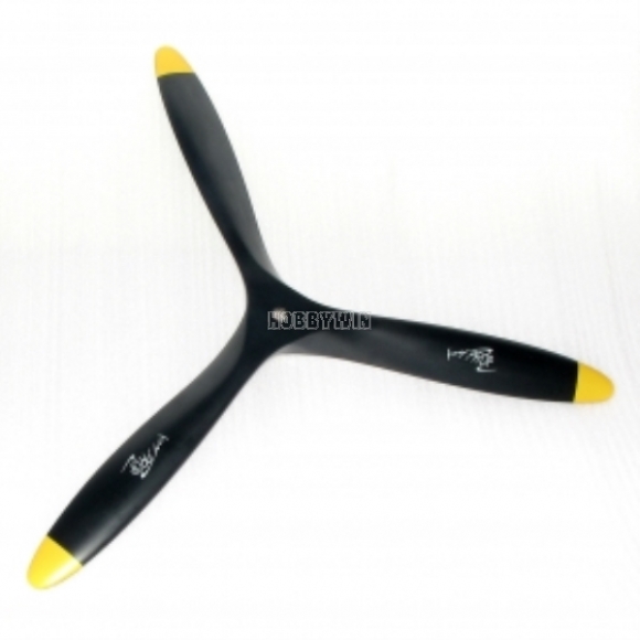 3 Bladed 11x8 Engine Wood Propeller Black