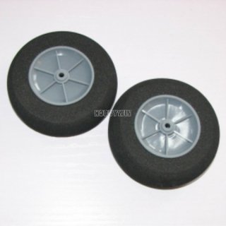 D85*?4*H24mm EVA Sponge Tyre & Plastic Hub wheels