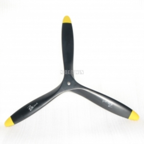 3 Bladed 12x7 Engine Wood Propeller Black