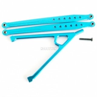 Triangle Support Bar +Front Support Bar Blue for AXIAL SCX10 E