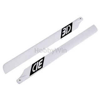 430mm Carbon Main Blades White