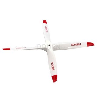 4 Blades 10x6 Engine Power Wood Propeller White 6mm Puller