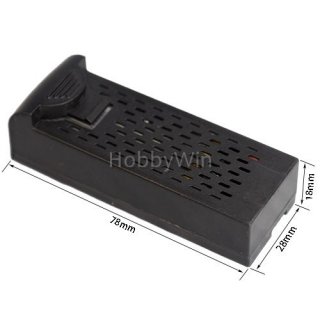 HR H5 part Battery 7.4V Black