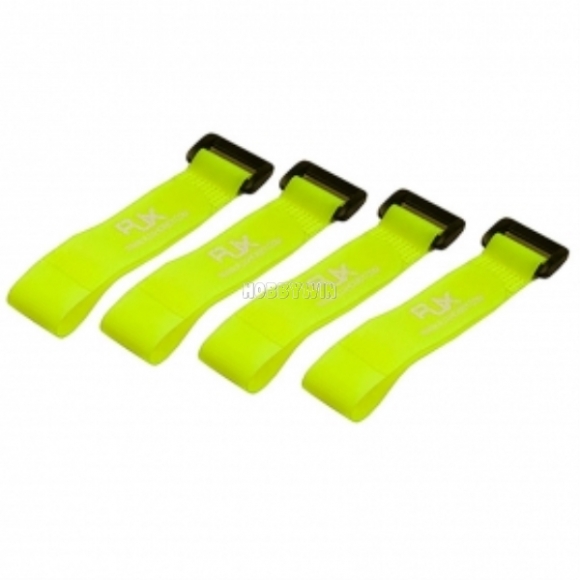 Battery Strap 200x20mm Yellow 4pcs