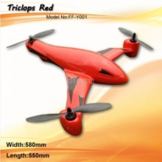 Triclops Red Tricopter RTF