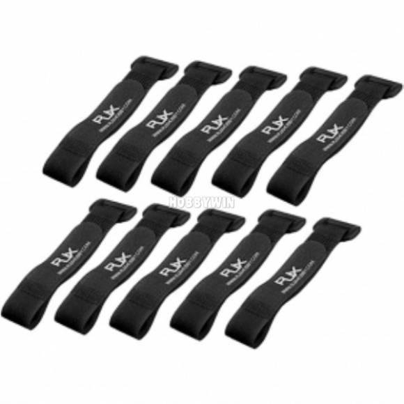 Battery Strap 300x20mm Black 10pcs