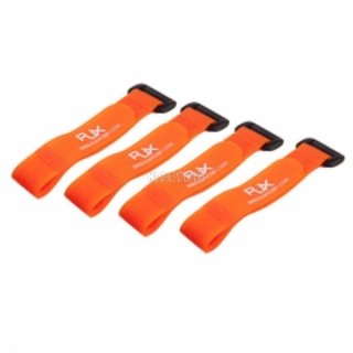 Battery Strap 200x20mm Orange 4pcs