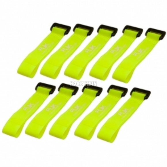 Battery Strap 200x20mm Yellow 10pcs