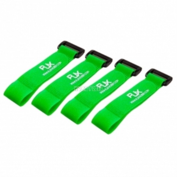 Battery Strap 200x20mm Green 4pcs