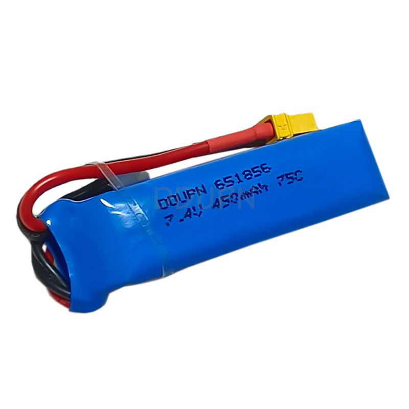 7.4V 2S 450mAh 75C LiPO Battery XT30 Plug