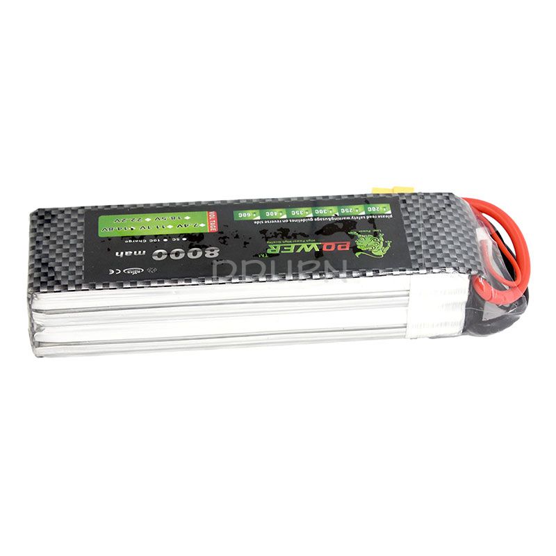 14.8V 4S 8000mAh 35C LiPO Battery XT60 Plug