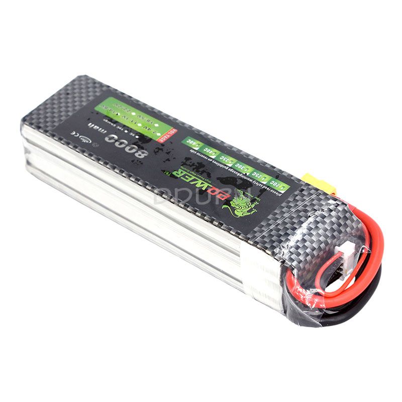 14.8V 4S 8000mAh 35C LiPO Battery XT60 Plug