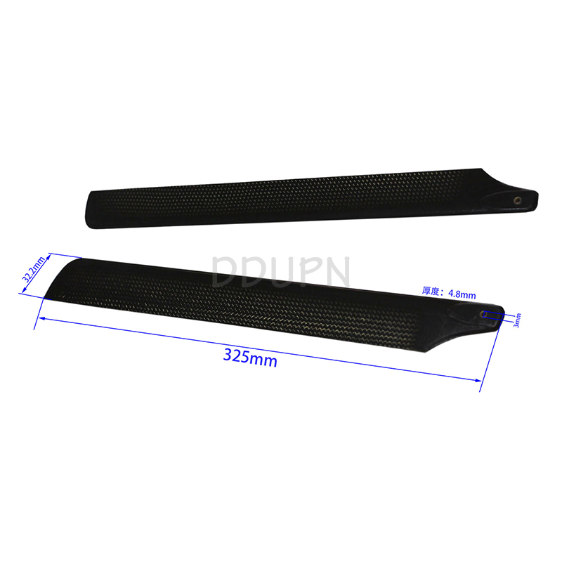325mm Carbon Main Blades Black